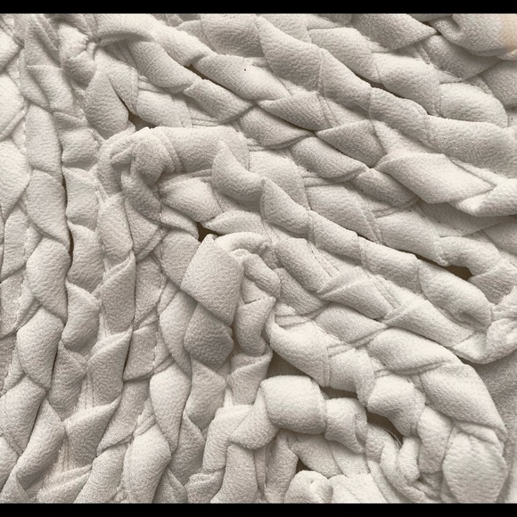 Revolve White Braided Strapless Mini Dress - Picture 3 of 3